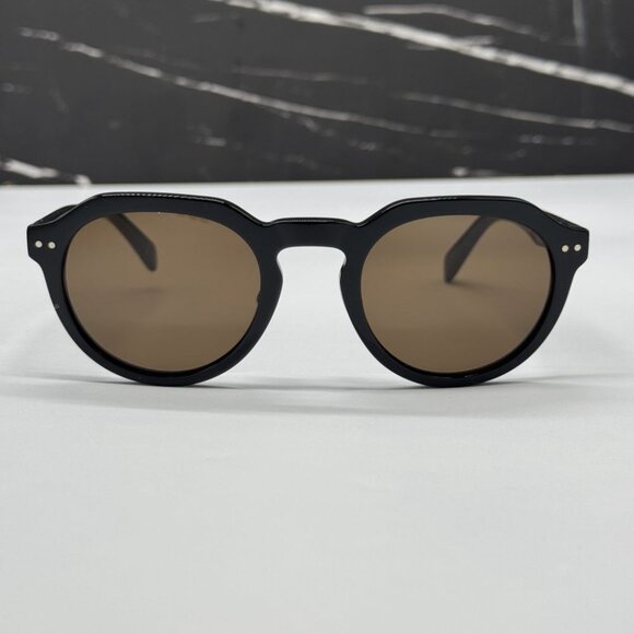 NEW CL40208U 01E CELINE SHINY BLACK/BROWN MEN CELINE SUNGLASSES